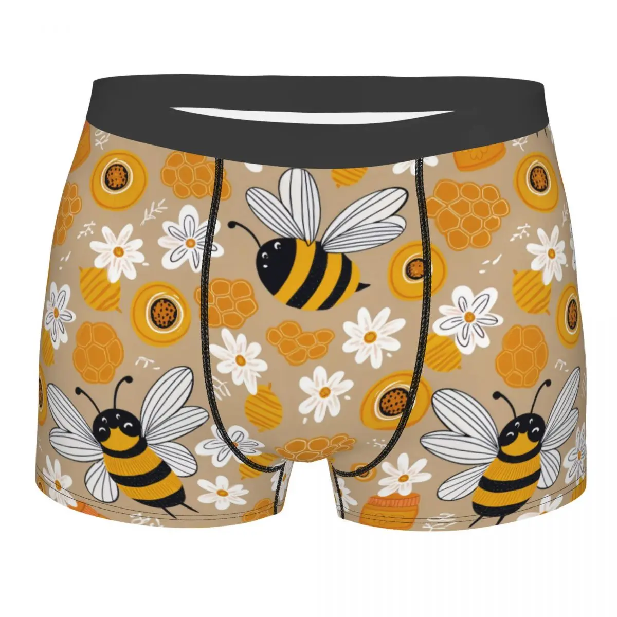 Custom Colorful Bees Flowers Pattern Underwear Men Sexy Printed Boxer Shorts Panties Briefs Breathable Underpants
Custom Colorful Bees Flowers Pattern Underwear Men Sexy Printed Boxer Shorts Panties Briefs Breathable Underpants