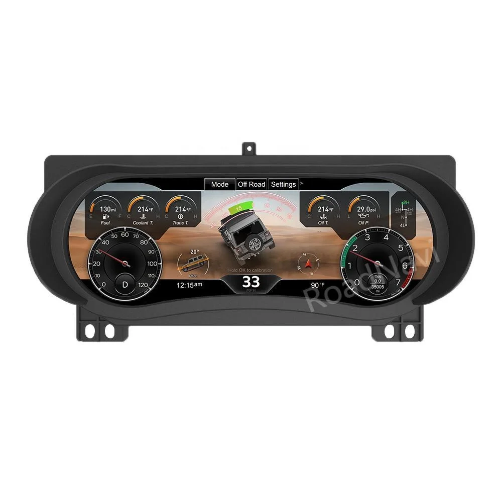 Автоматический спидометр на заказ для Jeep Wrangler JL Gladiator J-Max 2018-2023, новый сорт, цифровой кластер, приборная панель от RoadNavi
Автоматический спидометр на заказ для Jeep Wrangler JL Gladiator J-Max 2018-2023, новый сорт, цифровой кластер, приборная панель от RoadNavi
