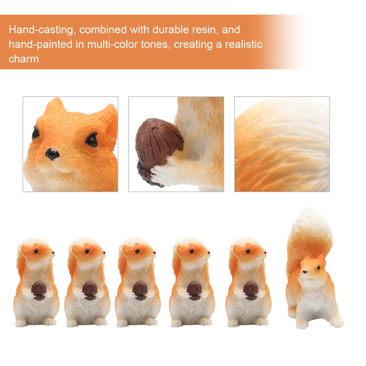 6 Pcs Decoration Little Squirrel Crafts Resin Ornament Landscape Squirrels Flower Pot Cute Christmas Decors Orange
6 Pcs Decoration Little Squirrel Crafts Resin Ornament Landscape Squirrels Flower Pot Cute Christmas Decors Orange