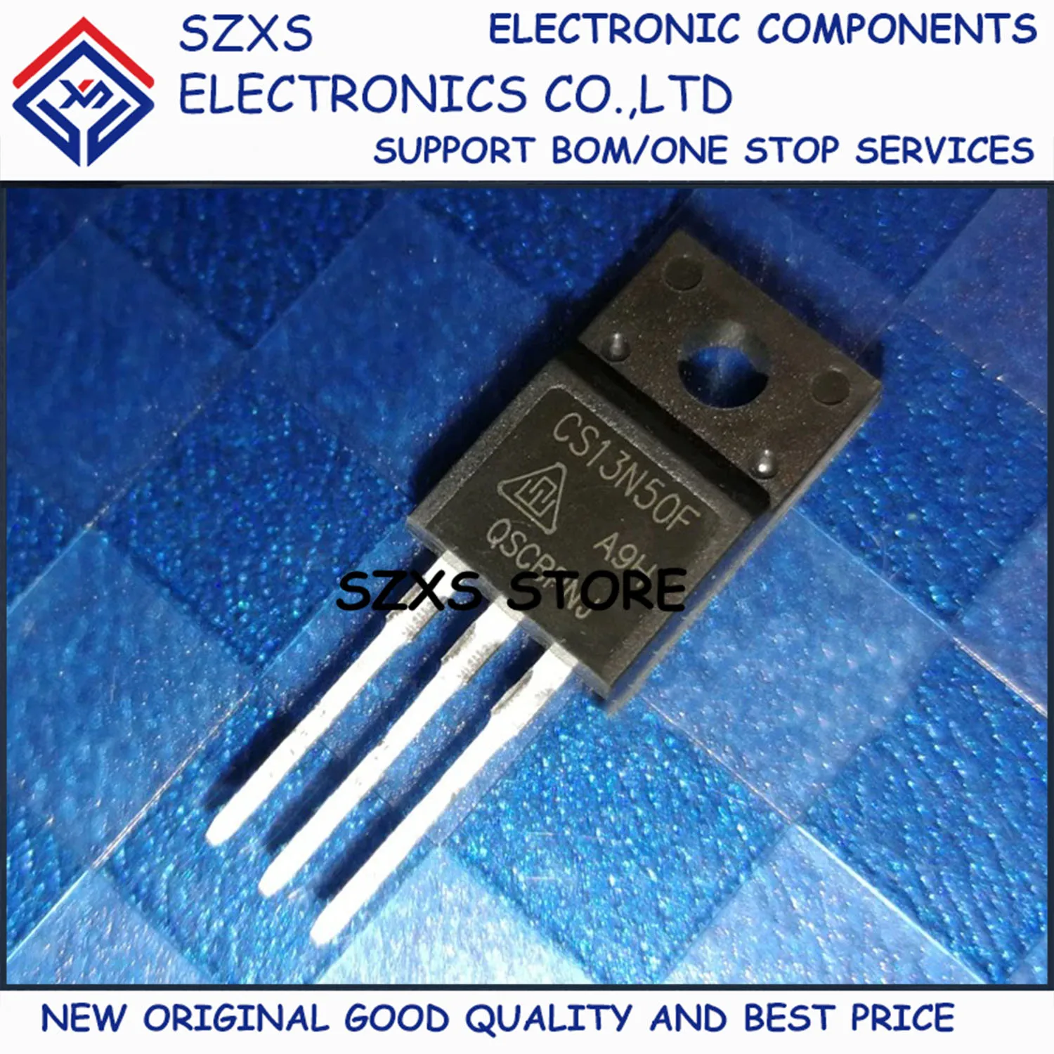 New Original 10Pcs CS13N50F TO-220F 13A 500V MOSFET Field Effect Transistor In Stock Electronic Components Good Quality
New Original 10Pcs CS13N50F TO-220F 13A 500V MOSFET Field Effect Transistor In Stock Electronic Components Good Quality