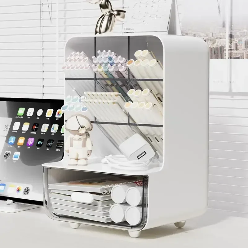 DurableInclined Pen Holder Student Writing Desk Desk Stationery Storage Box Large Capacity Office Desktop Sundries Rack
DurableInclined Pen Holder Student Writing Desk Desk Stationery Storage Box Large Capacity Office Desktop Sundries Rack