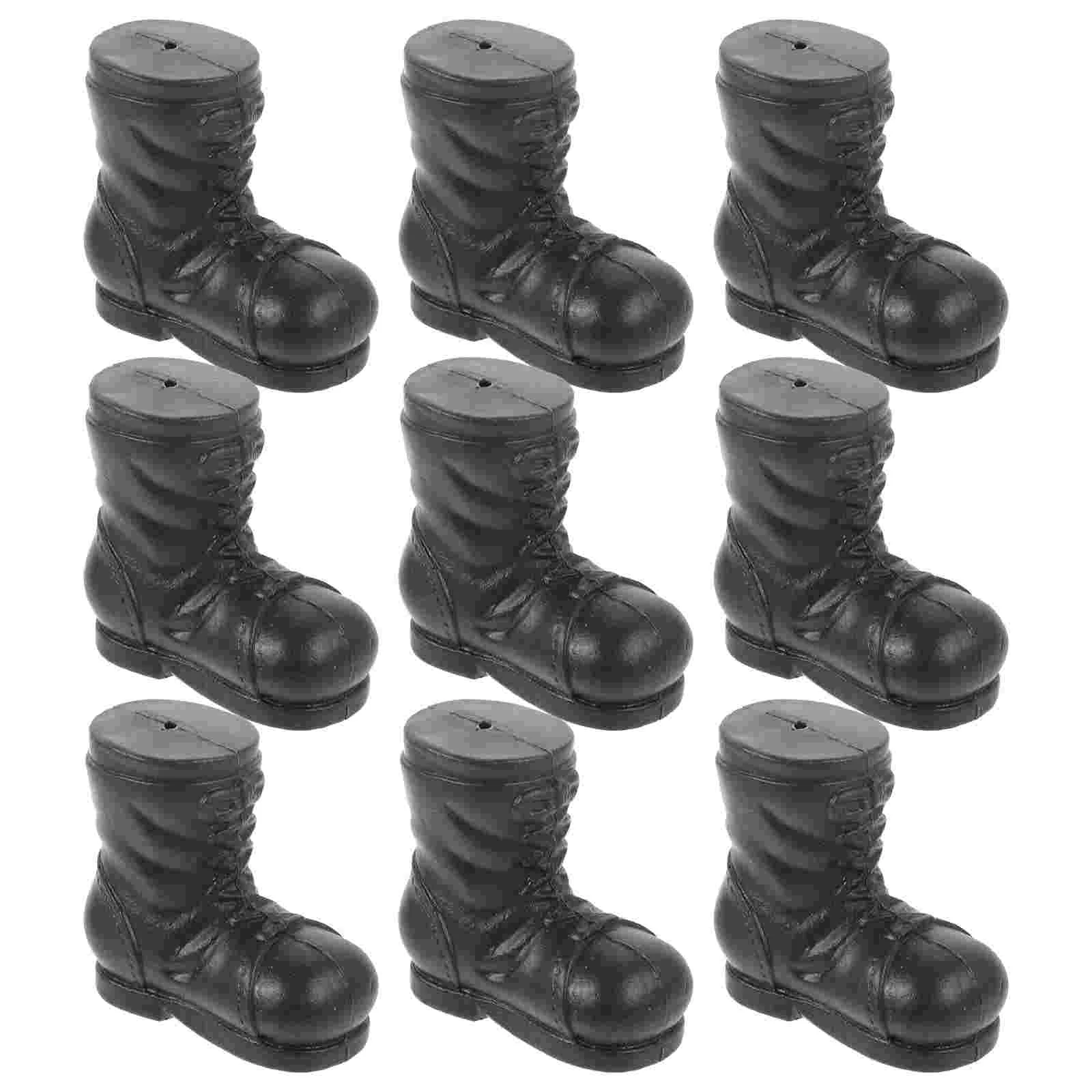 10 Pcs Craft Boots for Gnomes Christmas Snow Globe Santa Decors Accessories Black Plastic Prop Men's
10 Pcs Craft Boots for Gnomes Christmas Snow Globe Santa Decors Accessories Black Plastic Prop Men's