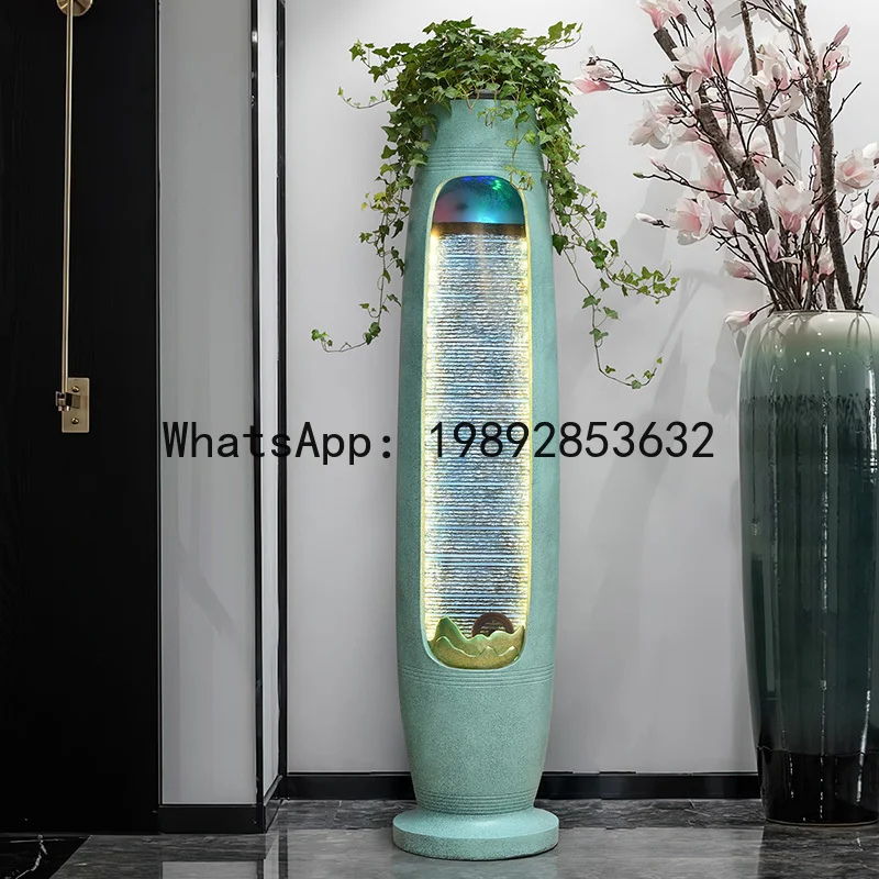 XL Простая водная занавеска, настенная струящаяся вода, орнамент, циркулирующая вода, пейзаж, гостиная, офис, богатство, колесо фэн-шуй
XL Простая водная занавеска, настенная струящаяся вода, орнамент, циркулирующая вода, пейзаж, гостиная, офис, богатство, колесо фэн-шуй