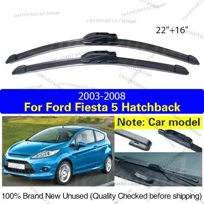 Car Front Wiper For Ford Fiesta 5 Hatchback 2003 - 2008 2004 2005 2006 Windscreen Windscreen Wiper Blade Car Accessories 22"+16"
Car Front Wiper For Ford Fiesta 5 Hatchback 2003 - 2008 2004 2005 2006 Windscreen Windscreen Wiper Blade Car Accessories 22"+16"