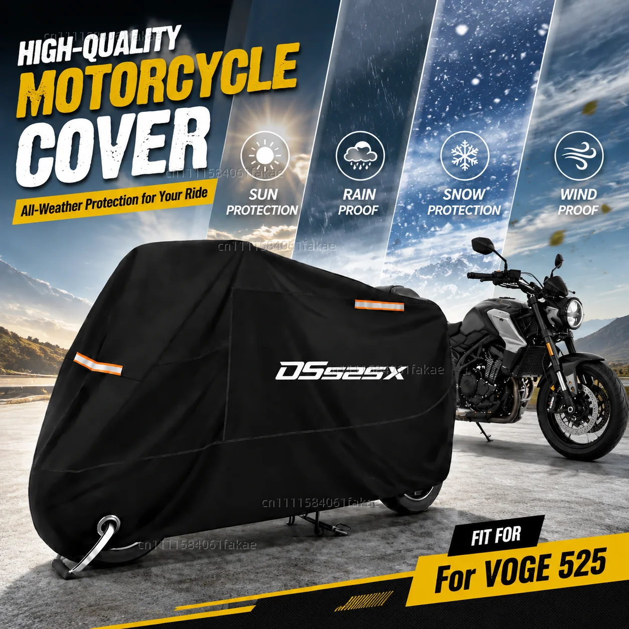 Motorcycle Cover Waterproof Outdoor All Season Dustproof UV Protective Moto Scooter Rain Cover For VOGE 525 DSX DSX525 DS 525X
Motorcycle Cover Waterproof Outdoor All Season Dustproof UV Protective Moto Scooter Rain Cover For VOGE 525 DSX DSX525 DS 525X