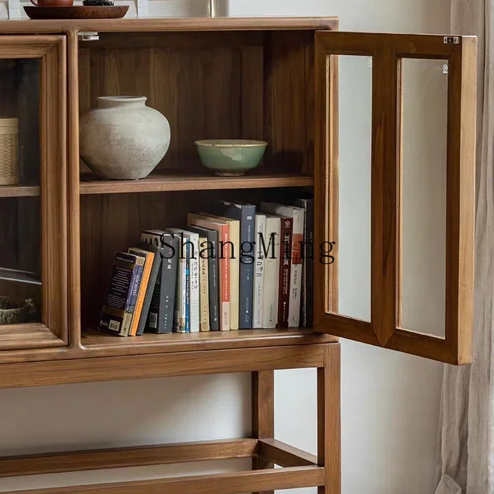 FG household storage hallway cabinet, antique glass bookcase, solid wood dining side cabinet, living room against the wall
FG household storage hallway cabinet, antique glass bookcase, solid wood dining side cabinet, living room against the wall