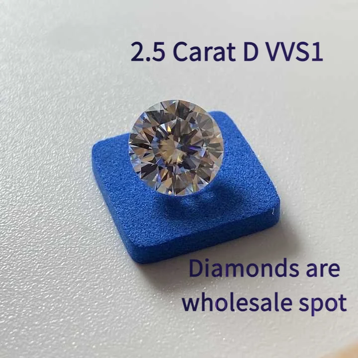 High Quality Lab-Grown Diamonds 2.5 Carat D VVS1 Synthetic CVD Lab Grown CVD Diamonds IGI Certified
High Quality Lab-Grown Diamonds 2.5 Carat D VVS1 Synthetic CVD Lab Grown CVD Diamonds IGI Certified