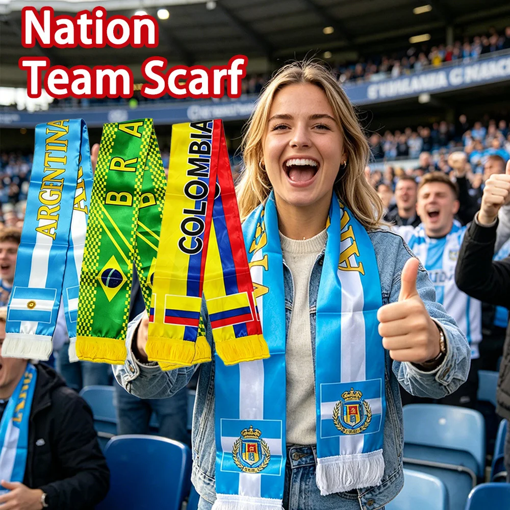 Men's/ Women's Tassel Scarf Banner (Brazil, Argentina, Columbia) - International Sports Inspired Nation Team Scarf
Men's/ Women's Tassel Scarf Banner (Brazil, Argentina, Columbia) - International Sports Inspired Nation Team Scarf