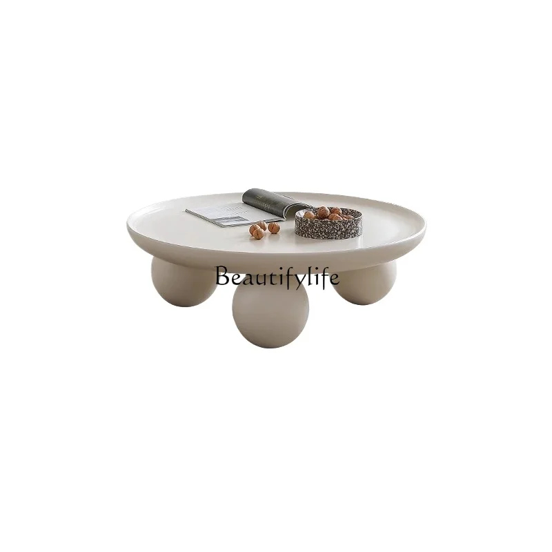 French cream wind round bowl coffee table small apartment white round antique coffee table
French cream wind round bowl coffee table small apartment white round antique coffee table