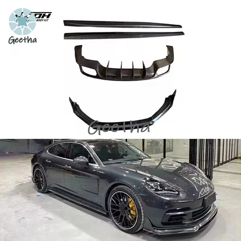 ICOOH Racing Carbon Fiber Fibre Body Kit Front Lip Splitter Rear Diffuser Lip Side Skirts For Porsche Paramera 971 2018-2023
ICOOH Racing Carbon Fiber Fibre Body Kit Front Lip Splitter Rear Diffuser Lip Side Skirts For Porsche Paramera 971 2018-2023