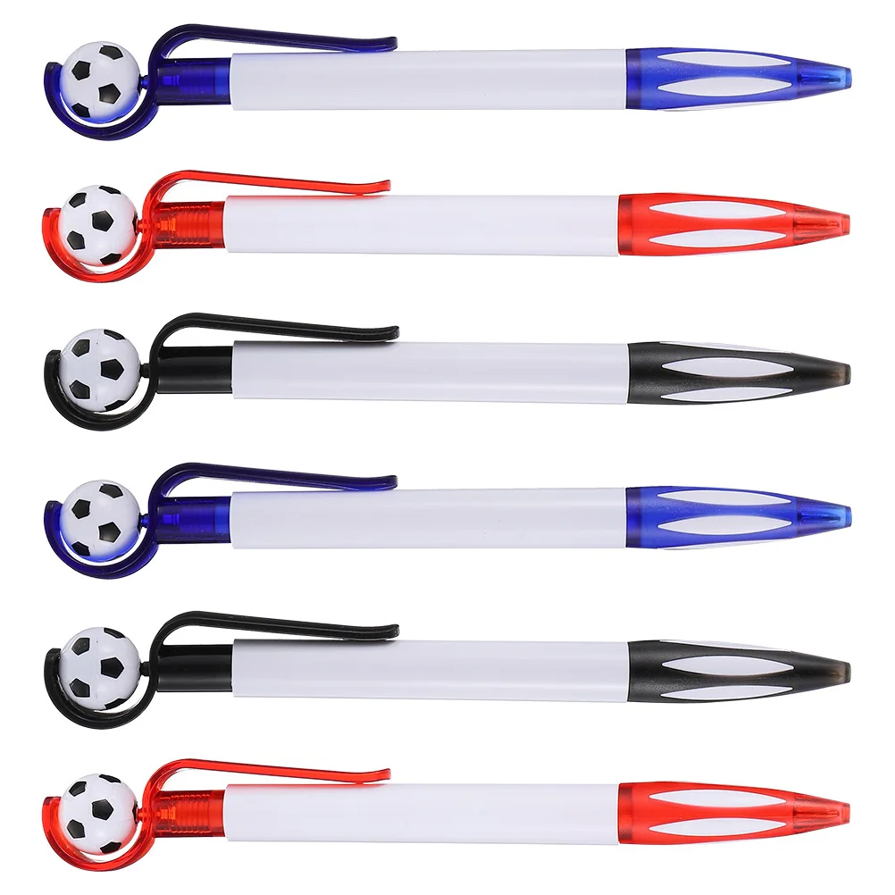 6 Pcs Football Pens Ballpoint Black Ink Plastic Kids Soccer Party Favors Cute Child Cartoon Theme School Supplies
6 Pcs Football Pens Ballpoint Black Ink Plastic Kids Soccer Party Favors Cute Child Cartoon Theme School Supplies