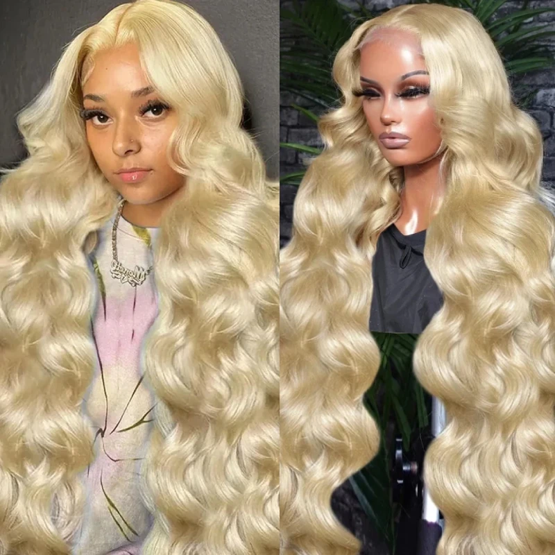 Nocomplex 13x4 Blonde Wig Human Hair Wigs Body Wave Transparent HD Lace Frontal Wig 20-34inches Can Be Dyed Any Color
Nocomplex 13x4 Blonde Wig Human Hair Wigs Body Wave Transparent HD Lace Frontal Wig 20-34inches Can Be Dyed Any Color