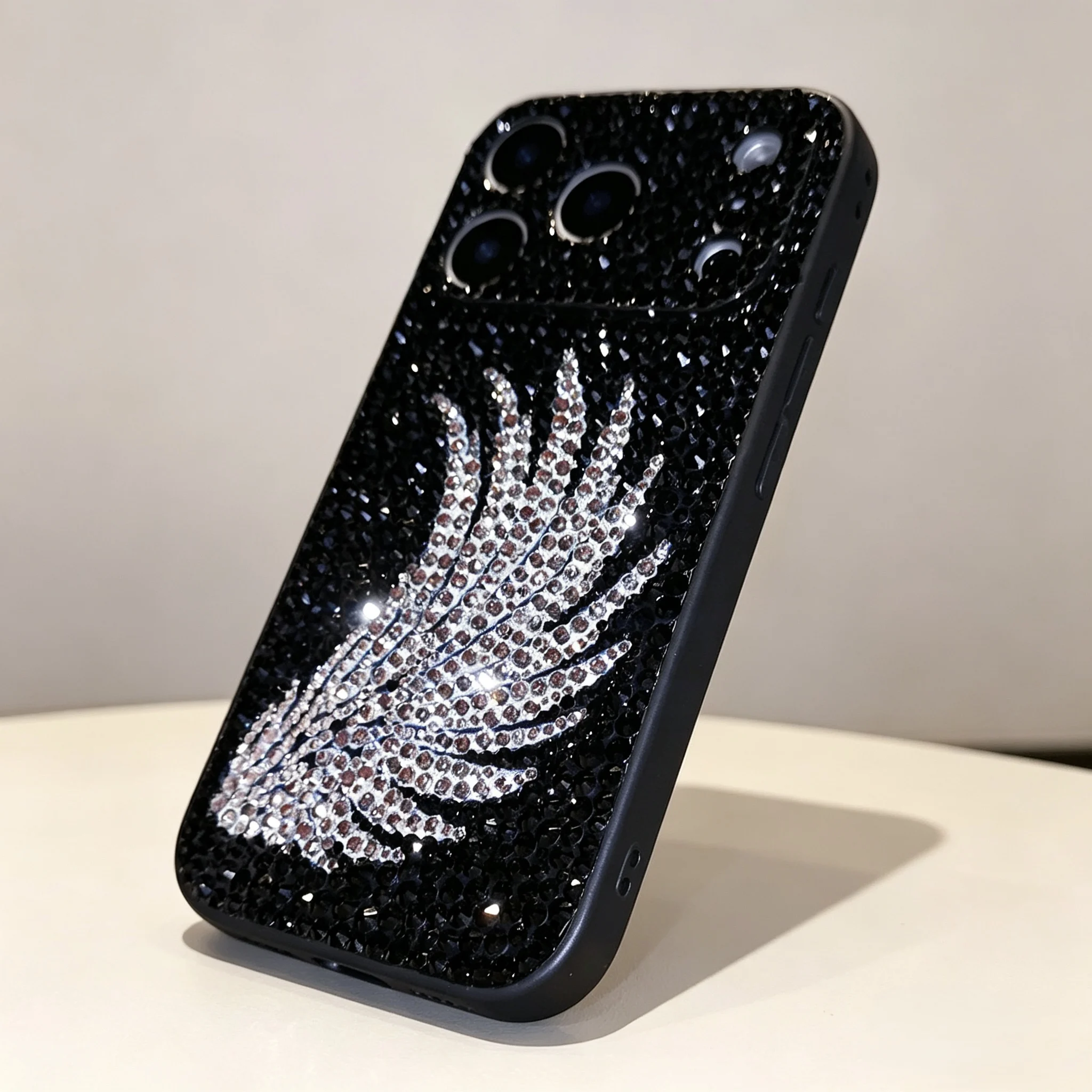 Suitable for iPhone mobile phones, with flashing water droplet and diamond pattern phone case
Suitable for iPhone mobile phones, with flashing water droplet and diamond pattern phone case
