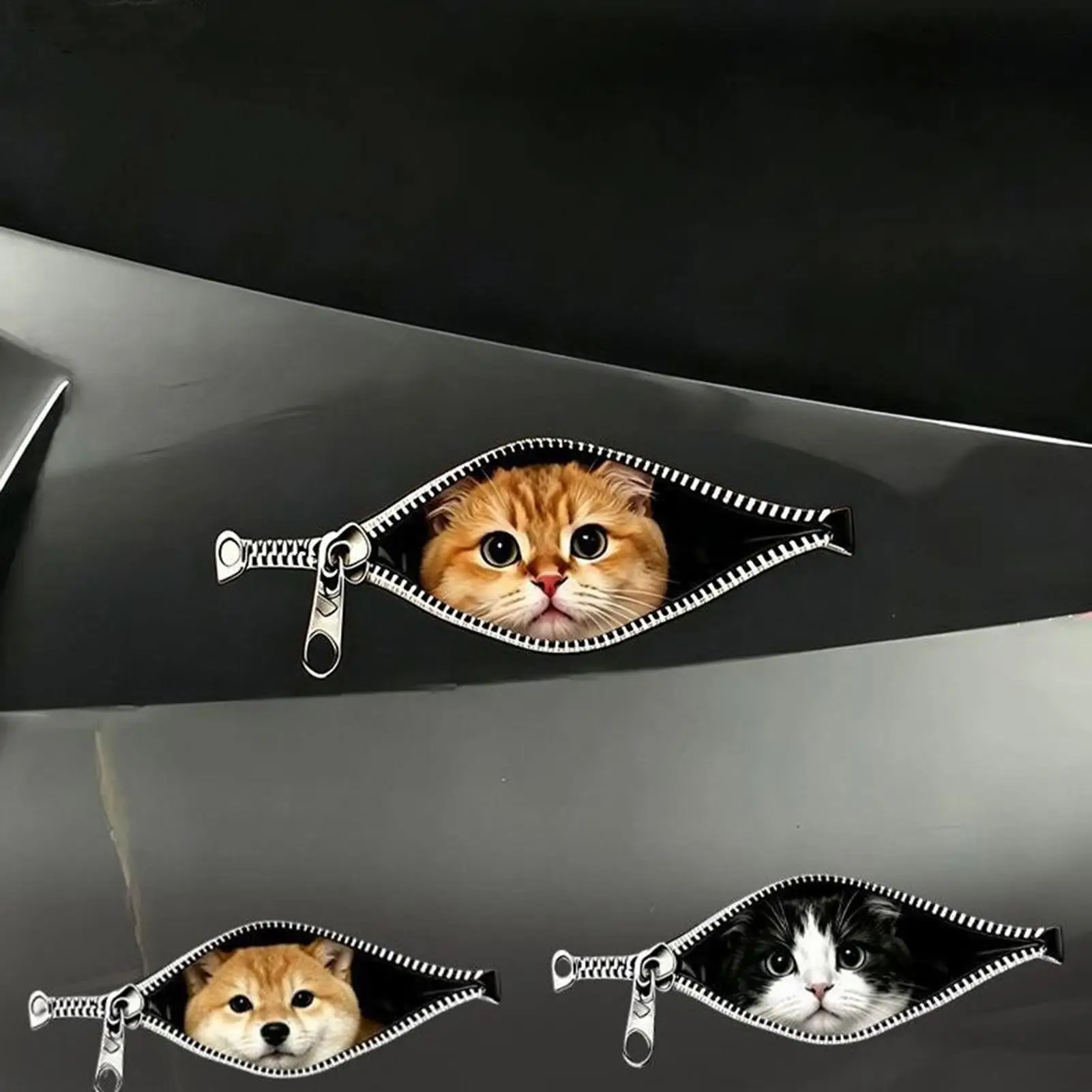 Car Stickers Zipper Animal Pattern Exterior Decals Waterproof Car Window Stickers for Laptop Glass Mirror Dashboard Truck
Car Stickers Zipper Animal Pattern Exterior Decals Waterproof Car Window Stickers for Laptop Glass Mirror Dashboard Truck