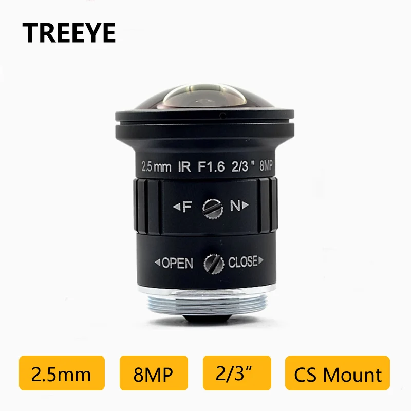 4K 8.0Megapixel 2.5mm CS Lens 2/3“ CCTV Lens HD Machine Vision Video Surveillan Camera Industrial Lens
4K 8.0Megapixel 2.5mm CS Lens 2/3“ CCTV Lens HD Machine Vision Video Surveillan Camera Industrial Lens