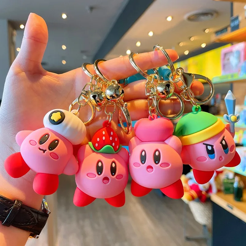 Kirby Anime Kawaii Keychain PVC Doll Backpack Pendant Decoration Creativity Keyring Accessories School Bag Girl Gift
Kirby Anime Kawaii Keychain PVC Doll Backpack Pendant Decoration Creativity Keyring Accessories School Bag Girl Gift