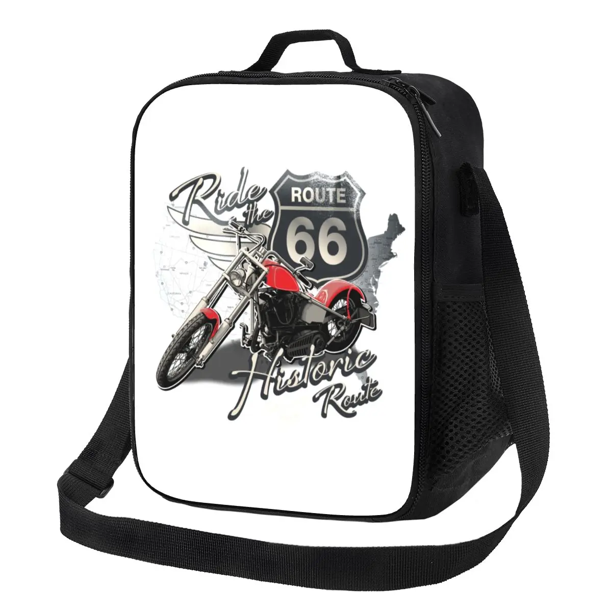 Route 66 Travel Motorcycle Ride Thermal Insulated Lunch Bags American Road Resuable Lunch for Outdoor Camping Travel Storage
Route 66 Travel Motorcycle Ride Thermal Insulated Lunch Bags American Road Resuable Lunch for Outdoor Camping Travel Storage