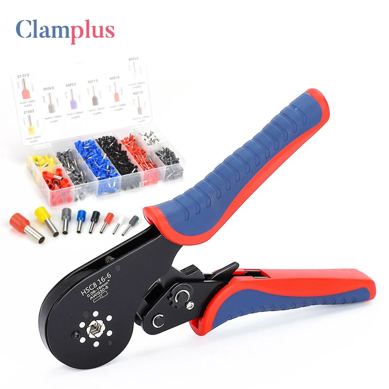 Ferrule Crimping Tool Crimp 0.08-16mm²/30-5AWG Tubular Terminal Mini Hand Pliers For Large Size Terminals Electrical Clamps
Ferrule Crimping Tool Crimp 0.08-16mm²/30-5AWG Tubular Terminal Mini Hand Pliers For Large Size Terminals Electrical Clamps