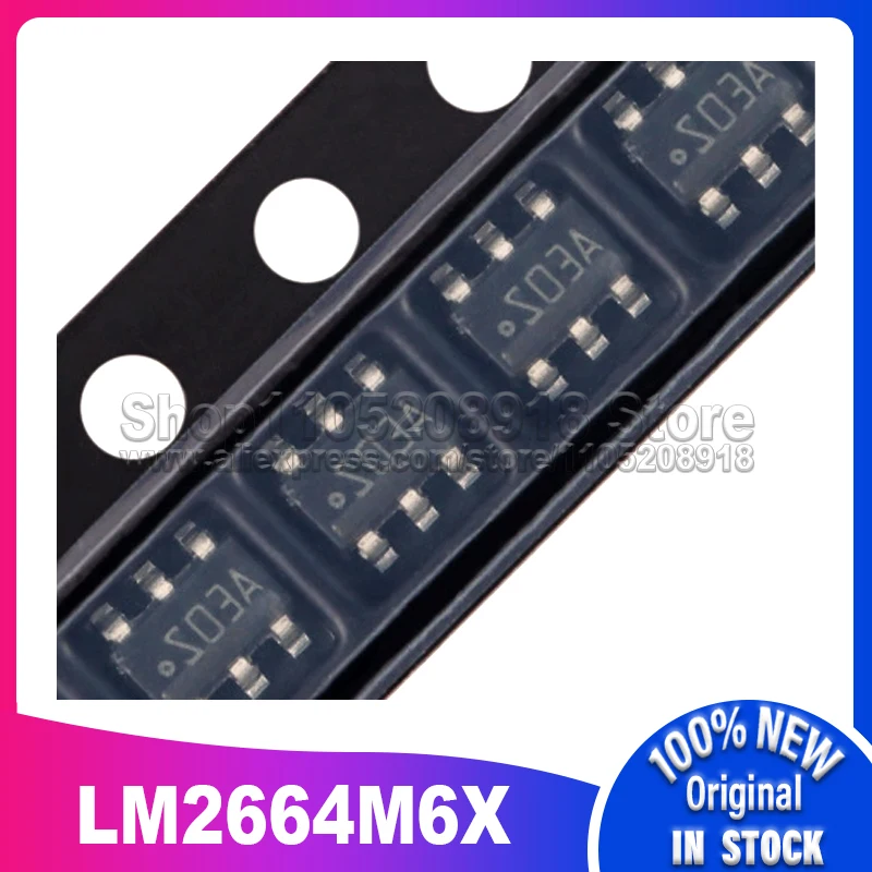 10 шт./лот LM2664M6X/NOPB LM2664M6X S03A SOT-23-6 100% новый спотовый запас
10 шт./лот LM2664M6X/NOPB LM2664M6X S03A SOT-23-6 100% новый спотовый запас
