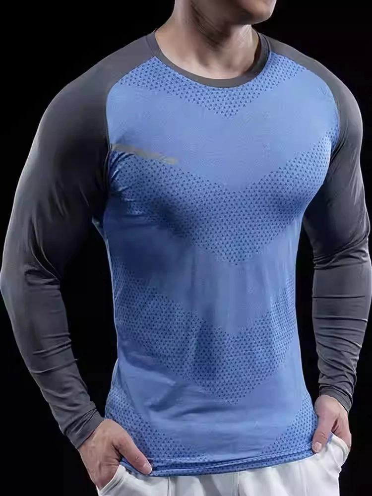 Мужская рубашка для бега с длинным рукавом, спортивные топы для бега, тренировки в тренажерном зале, тренировка сухой посадки, дышащая, быстросохнущая, эластичная футболка
Мужская рубашка для бега с длинным рукавом, спортивные топы для бега, тренировки в тренажерном зале, тренировка сухой посадки, дышащая, быстросохнущая, эластичная футболка