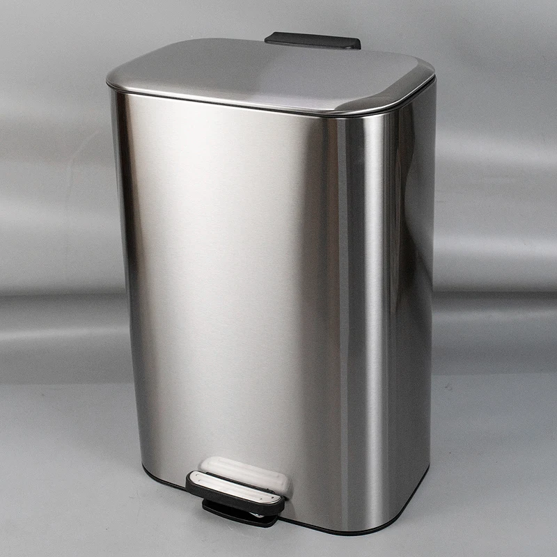 Langyi Stainless Steel Foot Pedal Trash Can Kitchen Waste Bin 30L 12L 8L 6L Home Use Quiet Operation Plastic Inner Bucket
Langyi Stainless Steel Foot Pedal Trash Can Kitchen Waste Bin 30L 12L 8L 6L Home Use Quiet Operation Plastic Inner Bucket