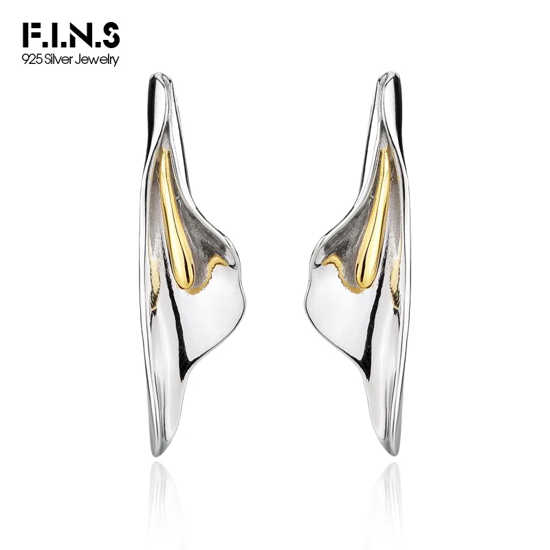 Модные серьги-гвоздики F.I.N.S из настоящего серебра S925 пробы с цветными тычинками для столкновений, глянцевые серьги с цветком для пирсинга, серьги
Модные серьги-гвоздики F.I.N.S из настоящего серебра S925 пробы с цветными тычинками для столкновений, глянцевые серьги с цветком для пирсинга, серьги