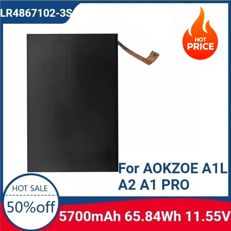 For AOKZOE A1L A2 A1 PRO For LR4867102-3S 11.55V 65.84Wh 5700mAh New High-quality Laptop Replaceable Battery
For AOKZOE A1L A2 A1 PRO For LR4867102-3S 11.55V 65.84Wh 5700mAh New High-quality Laptop Replaceable Battery