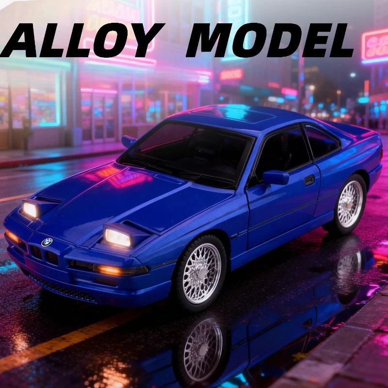 Diecast alloy 1:24 Scale BMW 850CS Car Model with Sound and Light Collection Hobbies Diecast Toy Vehicle Metal Miniature Voiture
Diecast alloy 1:24 Scale BMW 850CS Car Model with Sound and Light Collection Hobbies Diecast Toy Vehicle Metal Miniature Voiture