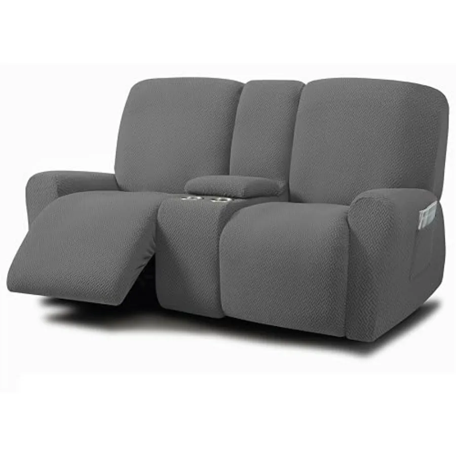 Jacquard Design Reclining Middle Slipcover 8-Piece Stretch Sofa Covers 2 seat Washable Style 3
Jacquard Design Reclining Middle Slipcover 8-Piece Stretch Sofa Covers 2 seat Washable Style 3