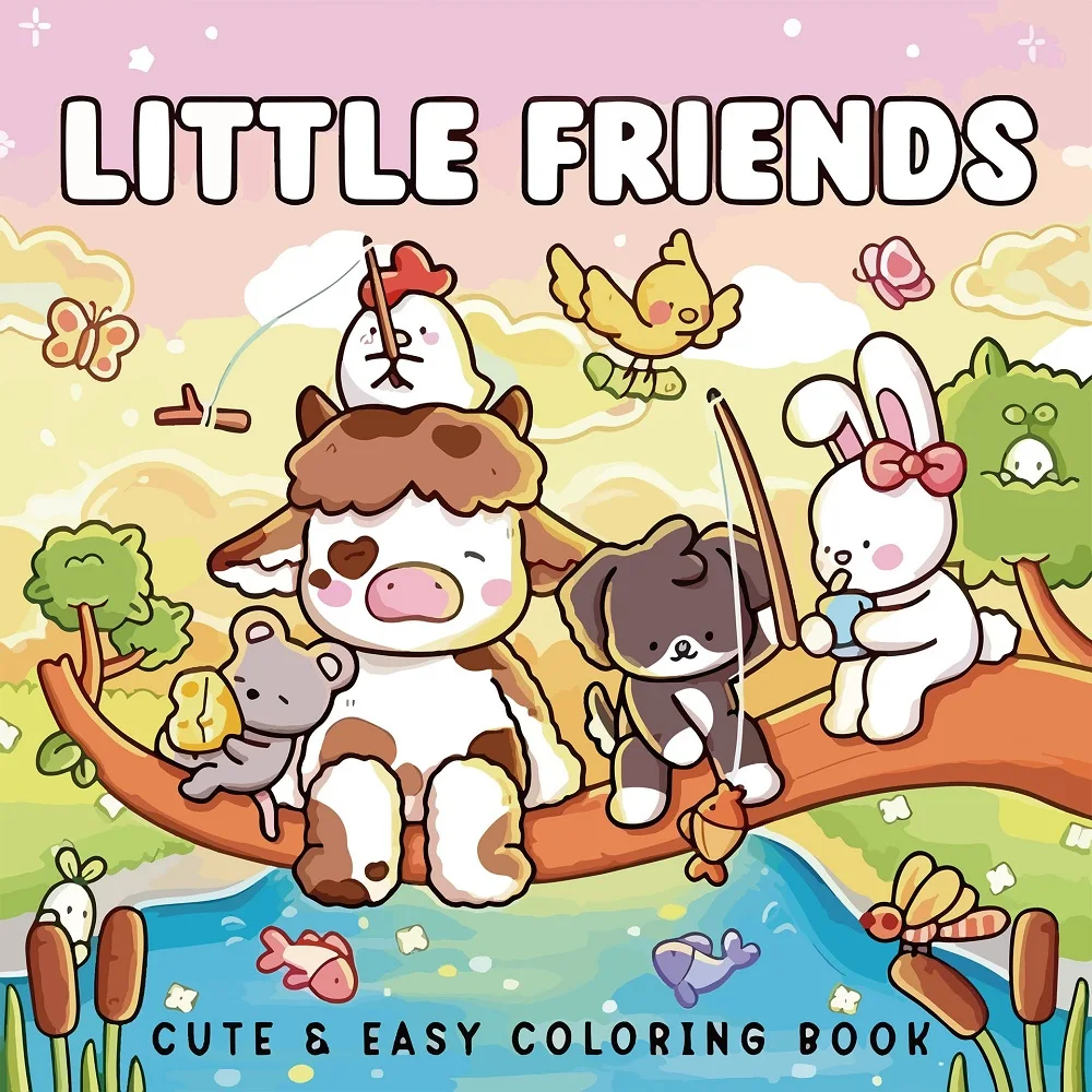 Little Friends Coloring Book Fun Simple Animal Designs for Stress Relief Ideal for Teens Adults
Little Friends Coloring Book Fun Simple Animal Designs for Stress Relief Ideal for Teens Adults