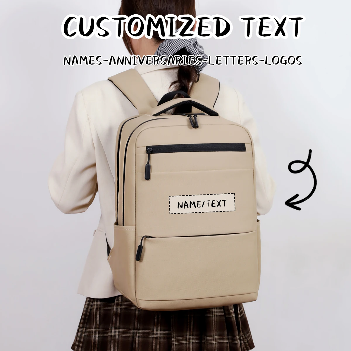 Logo Customization German Short-Distance Business Trip Luggage Bag Trendy Brand Backpack for Women and Men Large Capacity Travel Backpack College Student Computer Bag School Bag Personalized DIY
Logo Customization German Short-Distance Business Trip Luggage Bag Trendy Brand Backpack for Women and Men Large Capacity Travel Backpack College Student Computer Bag School Bag Personalized DIY