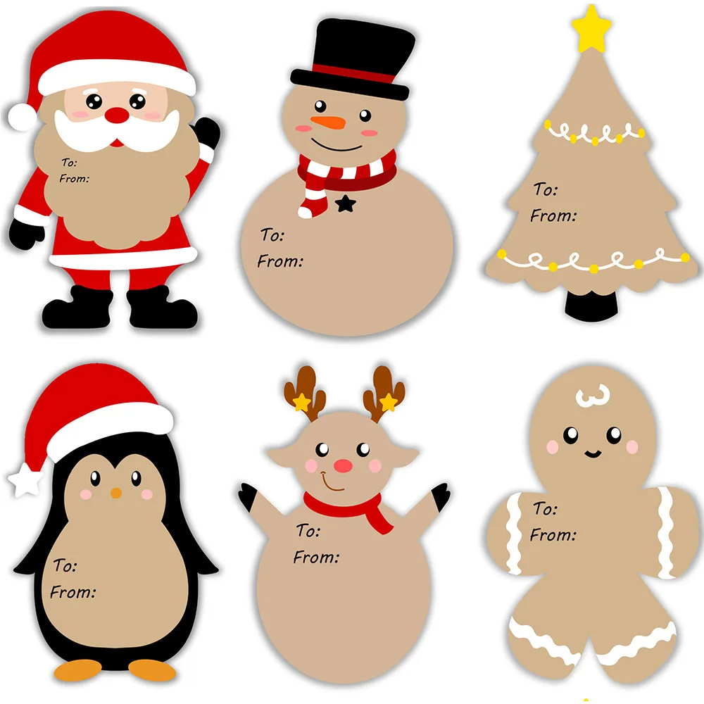 2*3inch 6 designs Krafts Envelopes Wrapping Name Stickers Christmas Gift Stickers to from Self Adhesive Labels for Party Favors
2*3inch 6 designs Krafts Envelopes Wrapping Name Stickers Christmas Gift Stickers to from Self Adhesive Labels for Party Favors