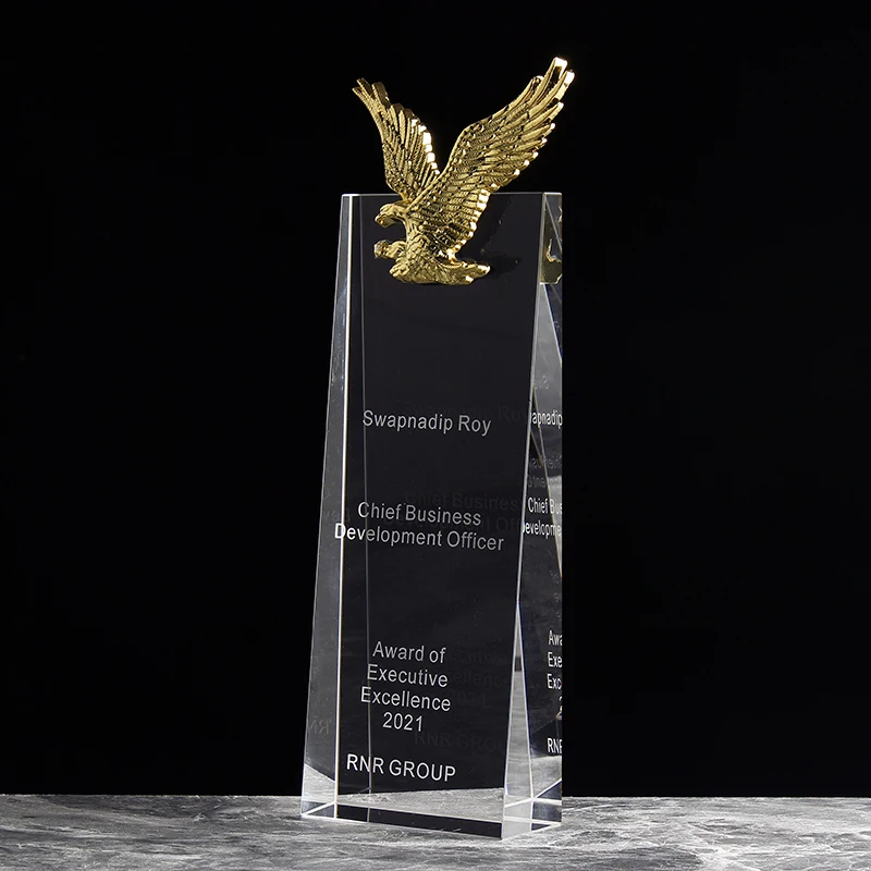 Customized DIY Eagle Model Crystal Trophy Statue Glass Craft Ornament Personalized Engraving Award Cup Souvenir Gifts
Customized DIY Eagle Model Crystal Trophy Statue Glass Craft Ornament Personalized Engraving Award Cup Souvenir Gifts