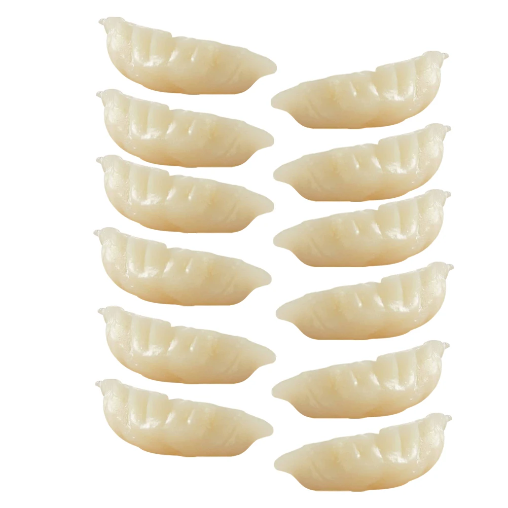 12pcs Mini Simulated Dumplings Realistic Fake Food Toys PVC Decorative Restaurant Display Prop Creative Educational Tools
12pcs Mini Simulated Dumplings Realistic Fake Food Toys PVC Decorative Restaurant Display Prop Creative Educational Tools