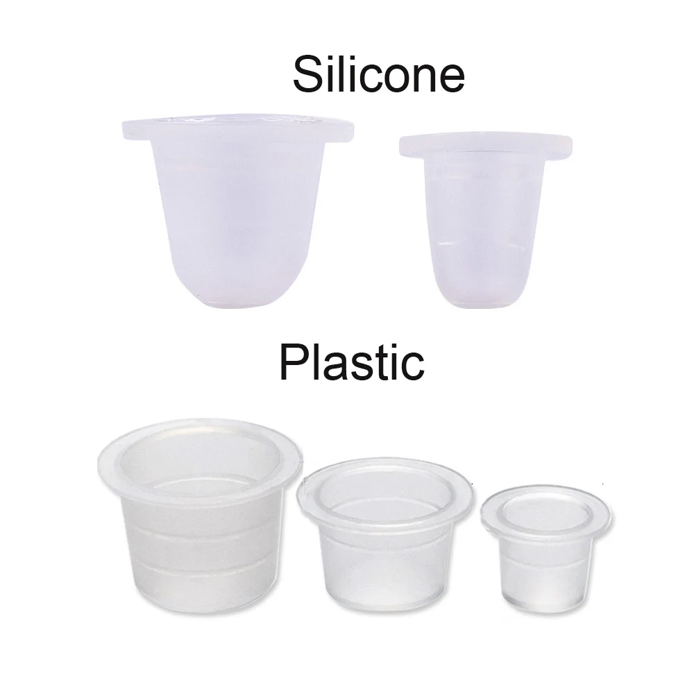 100pcs Silicone Plastic Tattoo Ink Cups Permanent Makeup Eyebrow Pigment Rings Caps Cups
100pcs Silicone Plastic Tattoo Ink Cups Permanent Makeup Eyebrow Pigment Rings Caps Cups