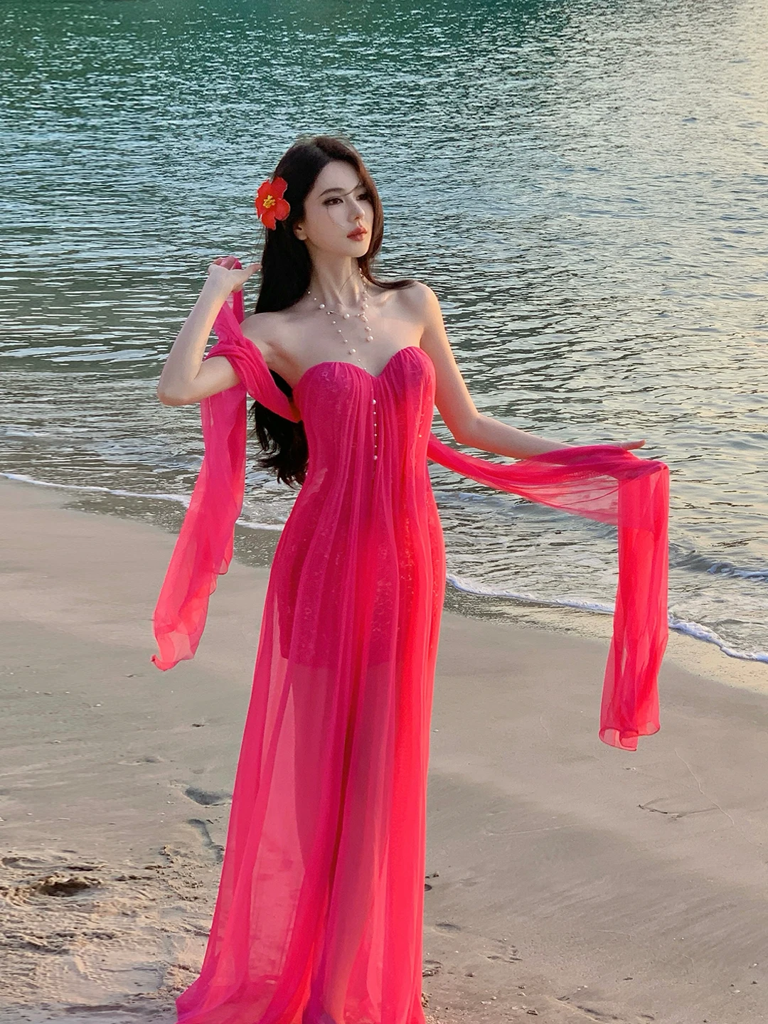 Ele Pink Morning Robe Women's Bridal Beach Vaion Dr High Waist Summer Beach Island Beautiful Gown
Ele Pink Morning Robe Women's Bridal Beach Vaion Dr High Waist Summer Beach Island Beautiful Gown