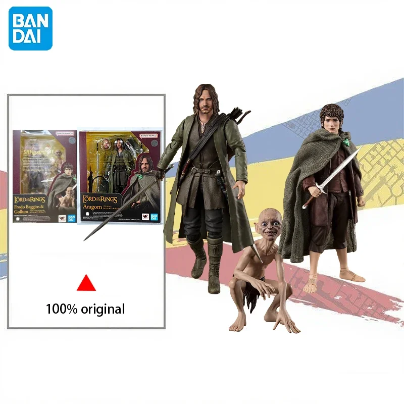 In Stock BANDAI S.H.Figuarts The Lord of the Rings Aragorn Frodo Baggins & Gollum Anime Action Figure Model Gift Toys gifts 
In Stock BANDAI S.H.Figuarts The Lord of the Rings Aragorn Frodo Baggins & Gollum Anime Action Figure Model Gift Toys gifts
