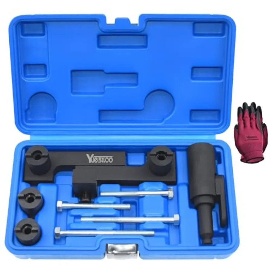 Camshaft and Crankshaft Timing Locking Tool Kit, Compatible with S40 S60 XC90 V70 S80 2.0 2.3 2.4 2.5 2.8 2.9T, 4 5 6 Cylinder
Camshaft and Crankshaft Timing Locking Tool Kit, Compatible with S40 S60 XC90 V70 S80 2.0 2.3 2.4 2.5 2.8 2.9T, 4 5 6 Cylinder