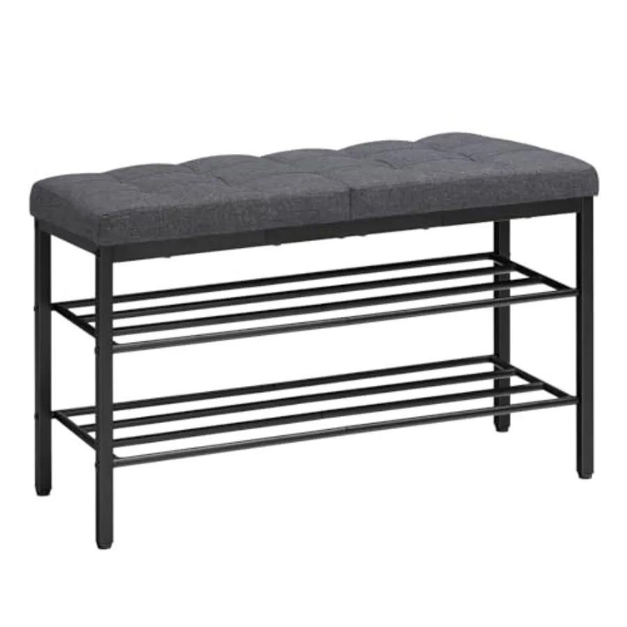 Shoe Bench Storage Bench with Cushion Entryway Bench Shoe Shelf with Seat 12 x 29.5 x 18.1 Inches Shoe Rack for Living Room Bed
Shoe Bench Storage Bench with Cushion Entryway Bench Shoe Shelf with Seat 12 x 29.5 x 18.1 Inches Shoe Rack for Living Room Bed