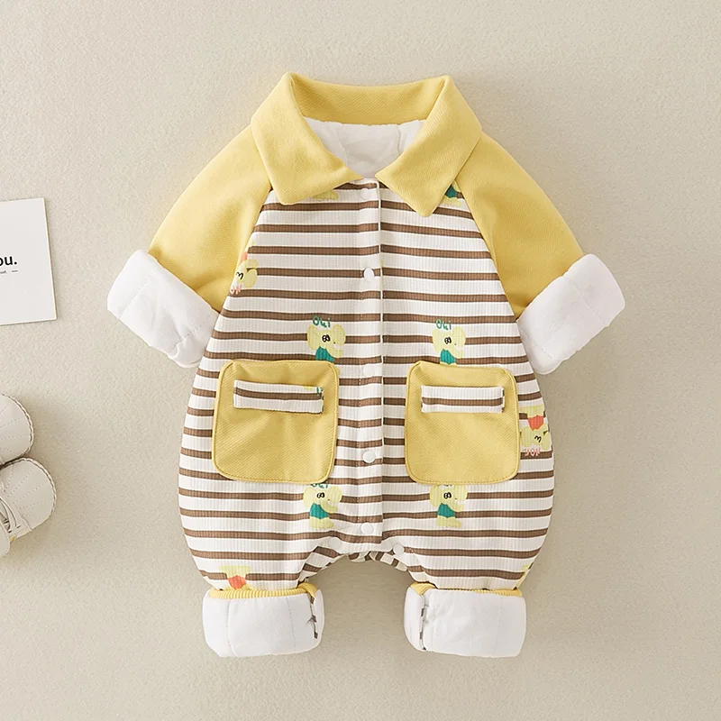 Хлопковая детская одежда Thiened, осенне-зимний комбинезон, верхняя одежда, теплое хлопковое пальто, длинные штаны с высокой талией для новорожденных
Хлопковая детская одежда Thiened, осенне-зимний комбинезон, верхняя одежда, теплое хлопковое пальто, длинные штаны с высокой талией для новорожденных