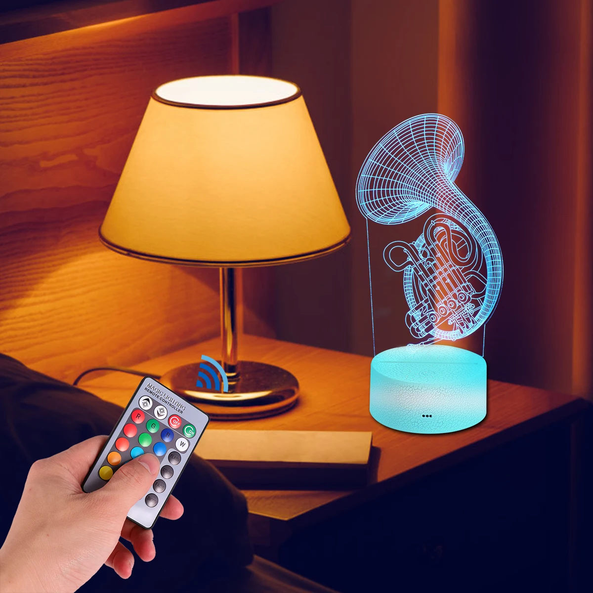 Horn Night Light LED Acrylic USB Bedside Lamp Low Power Consuming Energy Saving Bedroom Decor Gifts Night Stand Lamp
Horn Night Light LED Acrylic USB Bedside Lamp Low Power Consuming Energy Saving Bedroom Decor Gifts Night Stand Lamp