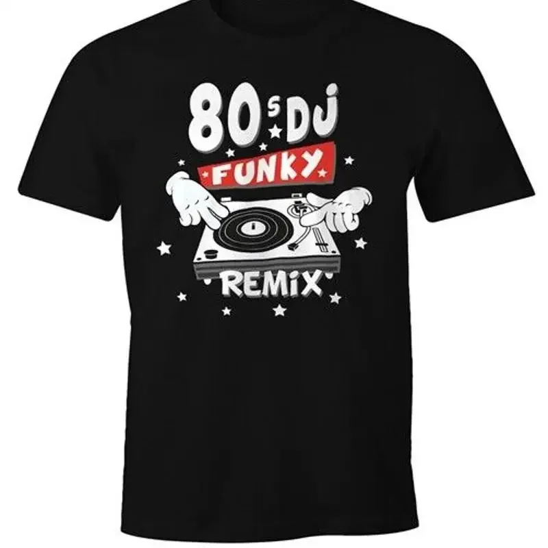 Mens Funky DJ Remix Turntables Comic Hands Fun Shirt Moonworks®
Mens Funky DJ Remix Turntables Comic Hands Fun Shirt Moonworks®