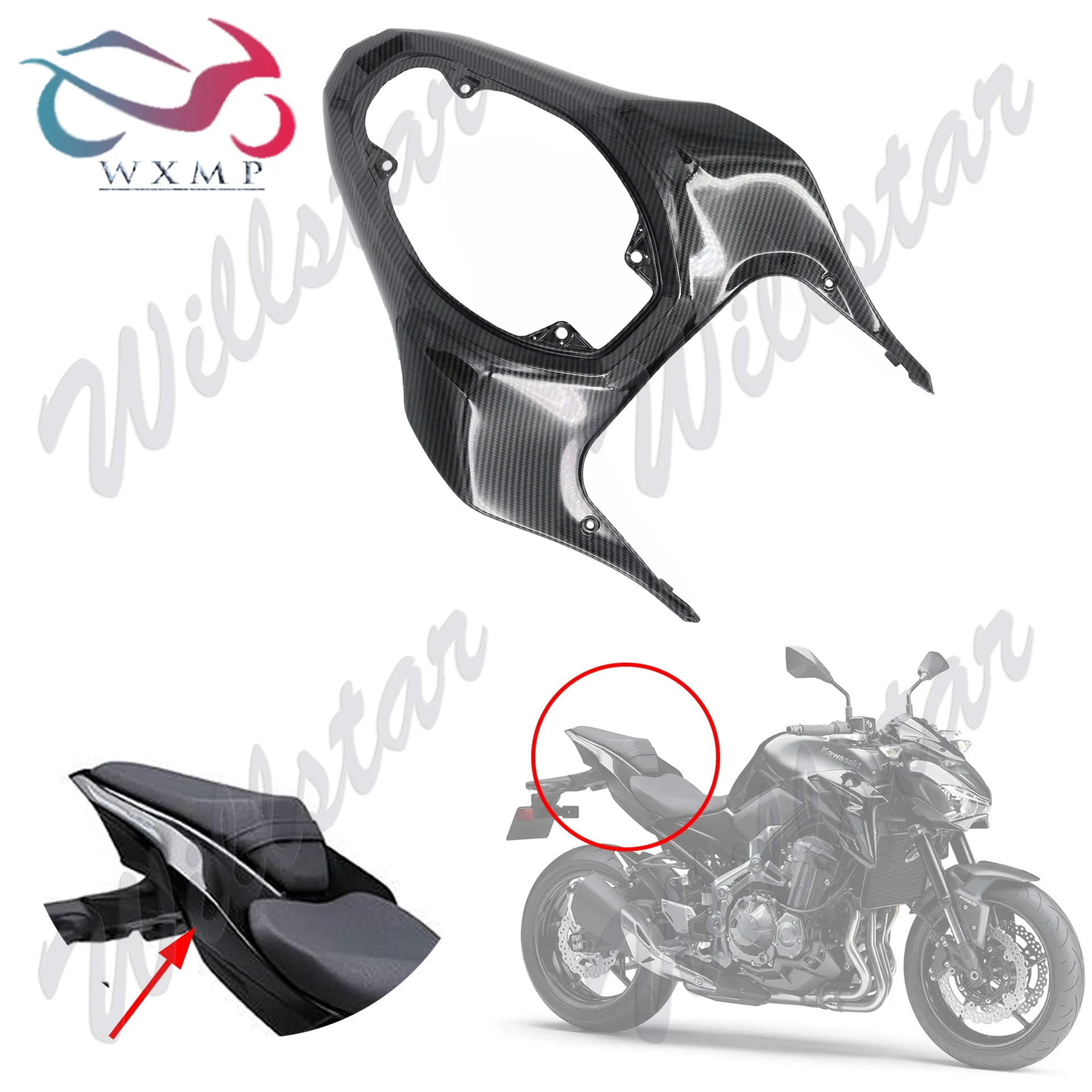 Motorcycle Carbon Fiber Color Rear Fairings For Kawasaki Z900 Z 900 2017 2018 2019
Motorcycle Carbon Fiber Color Rear Fairings For Kawasaki Z900 Z 900 2017 2018 2019