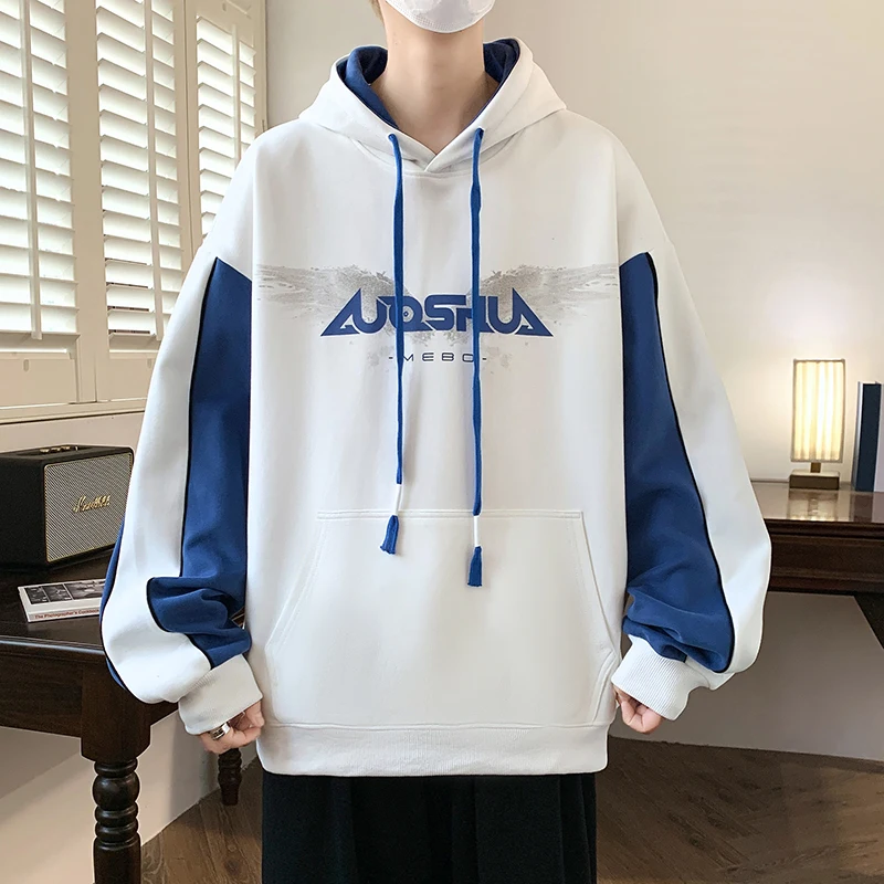Fashion Men's Hoodies 2024 Spring Autumn Long Sleeve Hooded Sweatshirts Casual Loose Hoody Youth Sports Streetwear Tops Pullover
Fashion Men's Hoodies 2024 Spring Autumn Long Sleeve Hooded Sweatshirts Casual Loose Hoody Youth Sports Streetwear Tops Pullover