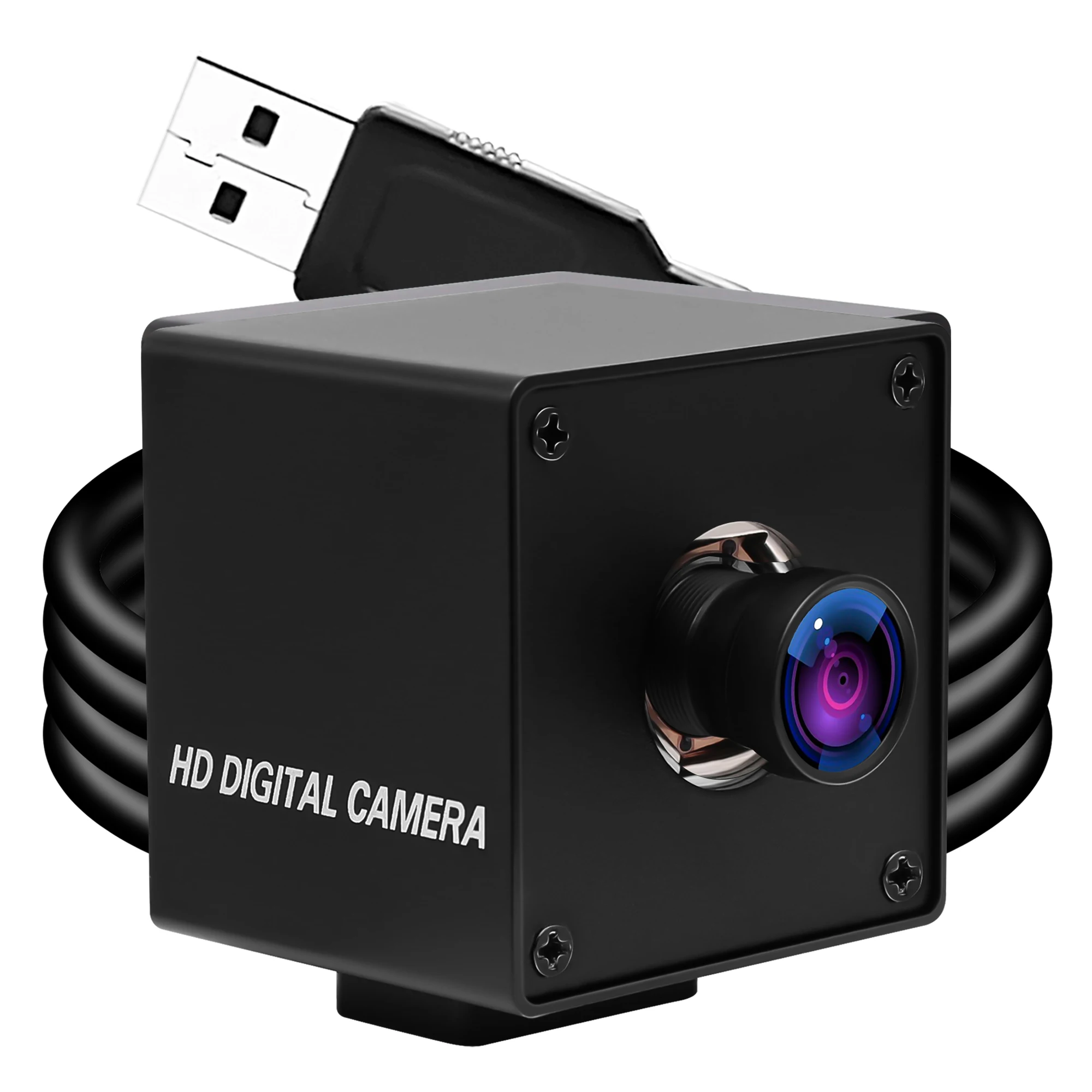 720P HD USB Camera CMOS 1280X720 30FPS High Speed Video Camera with 3.6m Lens UVC Free Driver Mini Industrial Webcam for PC
720P HD USB Camera CMOS 1280X720 30FPS High Speed Video Camera with 3.6m Lens UVC Free Driver Mini Industrial Webcam for PC