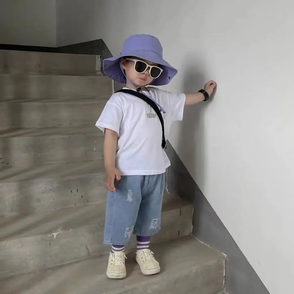 Drawstring Candy Color Bucket Hat Quick-dry Anti-UV Children's Fishmen Hat Korean Style Casual Kid Summer Sun Hat Outdoor
Drawstring Candy Color Bucket Hat Quick-dry Anti-UV Children's Fishmen Hat Korean Style Casual Kid Summer Sun Hat Outdoor