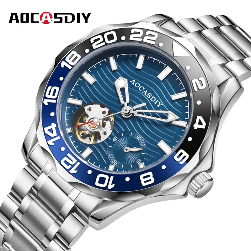 high-end hippocampus men's mechanical watch classic Coke bezel luminous stainless steel men's watch live broadcast explosion
high-end hippocampus men's mechanical watch classic Coke bezel luminous stainless steel men's watch live broadcast explosion