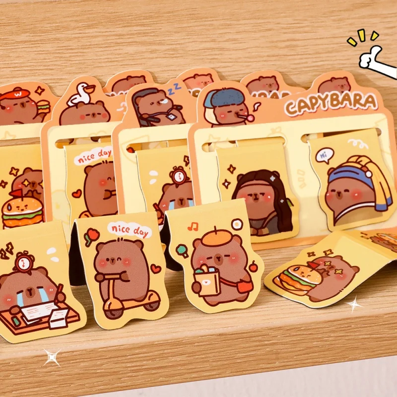 40pcs/lot Creative Capybara Magnetic Bookmark Cute Book Mark For Books School Office Supplies Stationery Gift
40pcs/lot Creative Capybara Magnetic Bookmark Cute Book Mark For Books School Office Supplies Stationery Gift