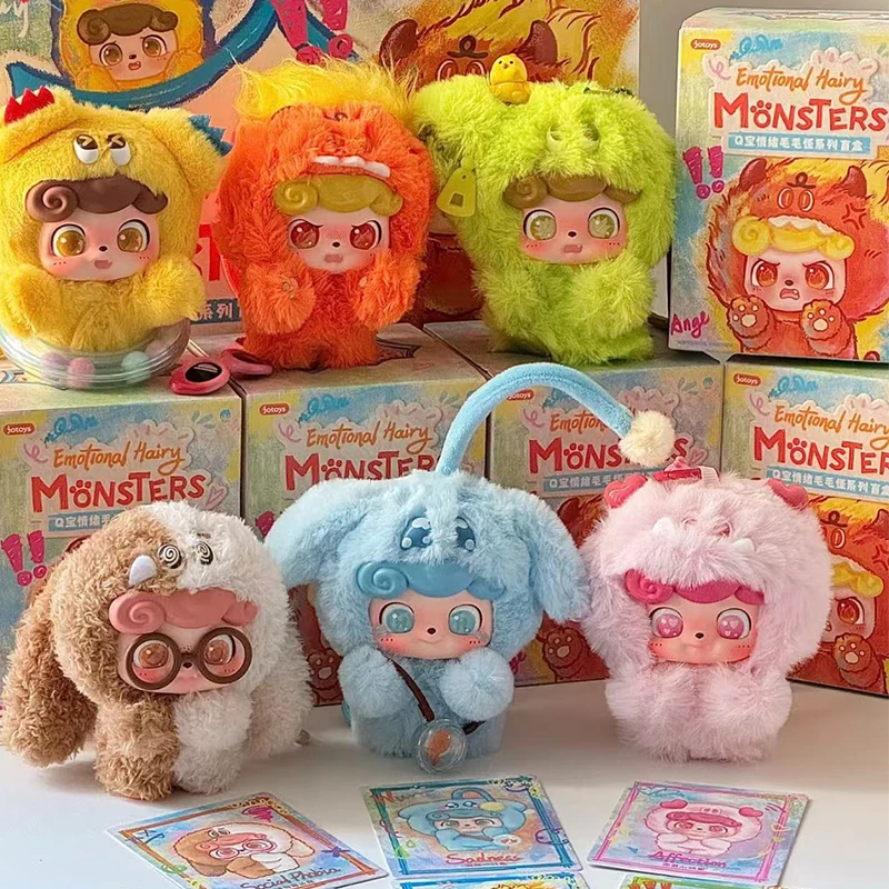 Genuine Q.Kid Emotional Hairy Monster Series Blind Box Pendant Plush Doll Cartoon Collect Model Decor Toys Girl'S Birthday Gift
Genuine Q.Kid Emotional Hairy Monster Series Blind Box Pendant Plush Doll Cartoon Collect Model Decor Toys Girl'S Birthday Gift