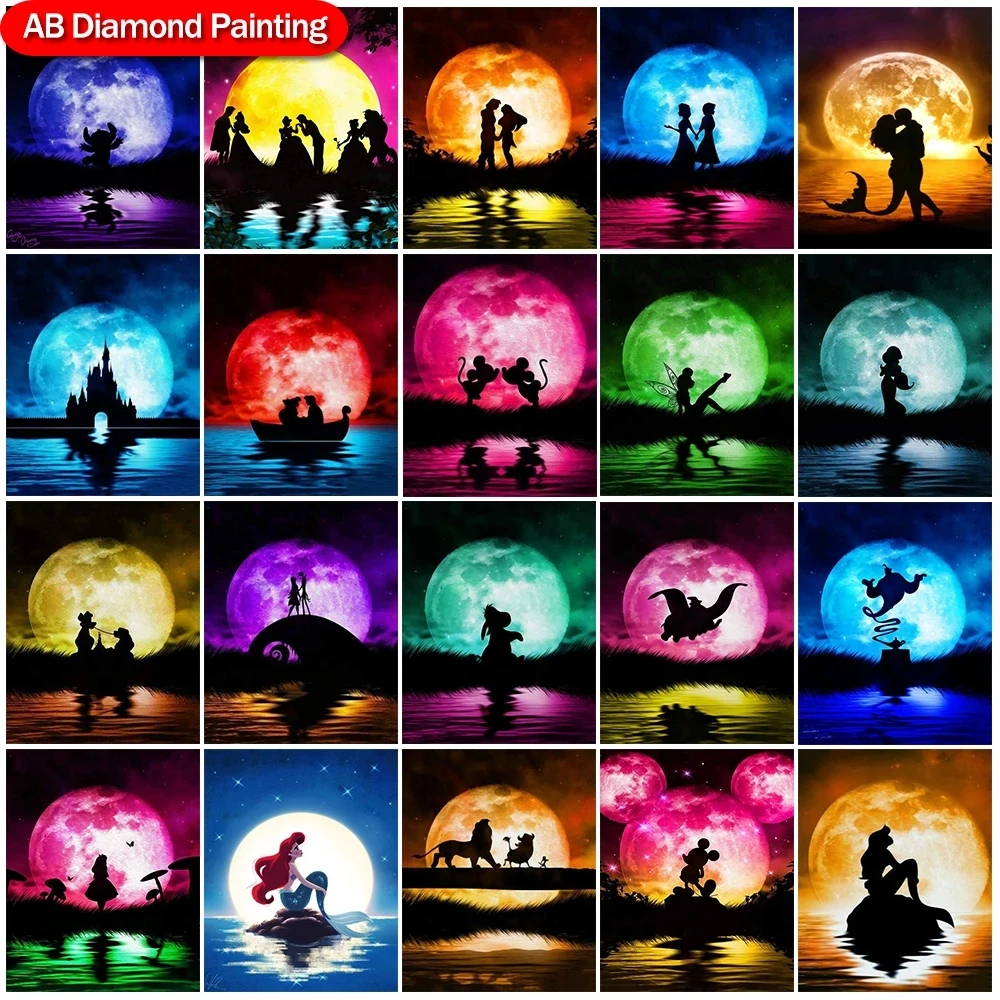 Clearance Diamond Painting New Disney Plus Mermaid in the Moon, Stitch, Mickey Reflection Mosaic Diamond Painting Kit Home Decor
Clearance Diamond Painting New Disney Plus Mermaid in the Moon, Stitch, Mickey Reflection Mosaic Diamond Painting Kit Home Decor